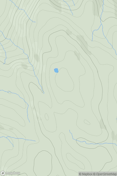 Thumbnail image for Sgurr Breac [South-East Skye and Scalpay] showing contour plot for surrounding peak